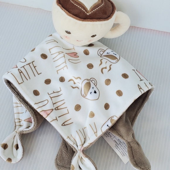 Sweet Soothie I Love You Latte baby Blanket Lovey Mary Meyer Coffee Mug Plush - Picture 3 of 7